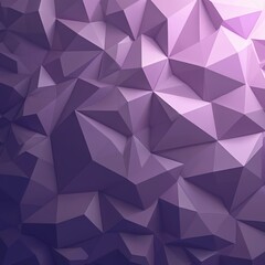 Abstract polygonal background with geometric triangular shapes. Purple tones modern 3d design. Textured wallpaper for creative projects presentations.