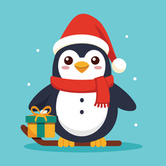 santa claus and snowman