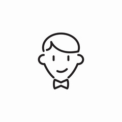 bow accessory icon sign vector