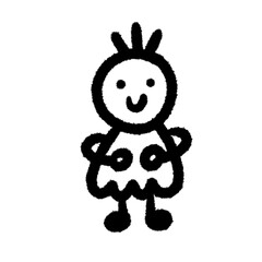 infant baby png cartoon handwrite cute and clipart doodle decoration kwaii  element