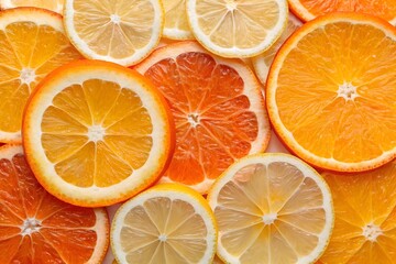 background of orange slices