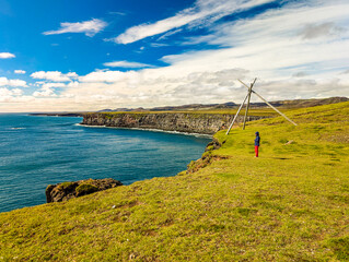 The cliffs of Krysuvikurberg in south west Iceland