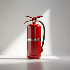 Fototapeta premium red fire extinguisher