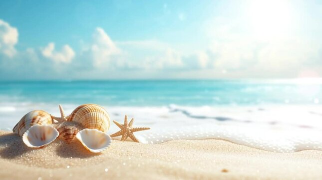 sea shell on the beach