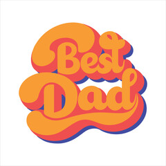 best dad minimalist graphic design