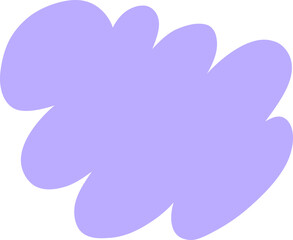 Horizontal Blob Shape With Double Arch Curve