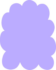 Rounded Floral Inspired Blob Accent Shape