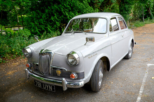 Romsey England - June 22 2025: Riley One Point Five Saloon Classic Car