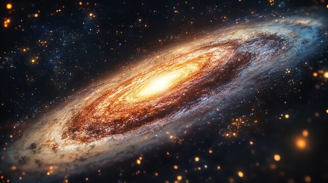 Galaxy space wallpaper hd desktop background spiral galaxy andromeda universe cosmic nebula astronomy silhouette