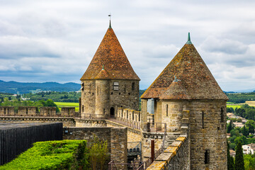 Towers of the Inner Wall of the Cité de Carcassonne