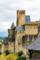 Aude Gate Seen from the Ramparts of the Cité de Carcassonne