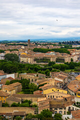 Panoramic View of the Bastide Saint-Louis Dominated by the Church of Saint-Vincent from the Cité de Carcassonne