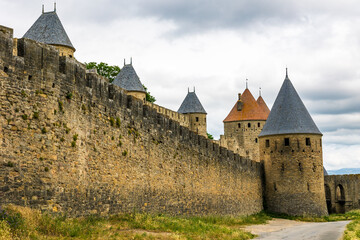 Towers of the Inner Wall of the Cité de Carcassonne