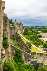 Aude Gate Seen from the Ramparts of the Cité de Carcassonne