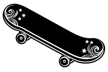 Skateboard Template Vector 
