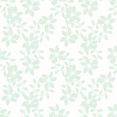 Trendy Floral pattern in the many kind of flowers. Tropical botanical Motifs scattered random. Seamless vector texture. For fashion prints. Printing with in hand drawn style on peach background