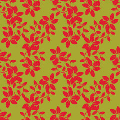 Cute feminine seamless watercolor pattern with little tiny wildflowers, hand drawn