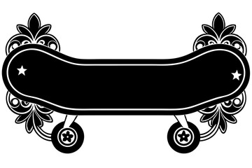 Skateboard Template Vector 