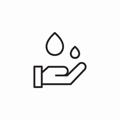 hydro system icon sign vector