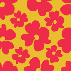 Ditsy Flowers Seamless Pattern. Fashionable print for textiles, wallpaper and packaging.

