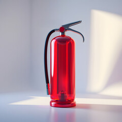 Obraz premium fire extinguisher on white background