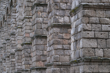 Segovia Aqueduct, built in the early 2nd century AD. City of Segovia. Province of Segovia. Autonomous Community of Castile and Leon. Spain. Europe