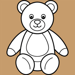 A teddy bear toy in standing pose