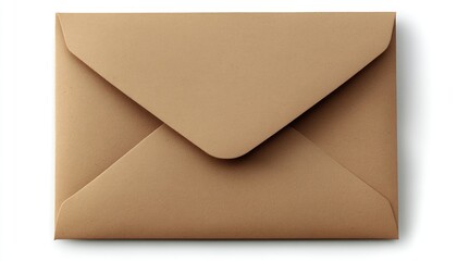 Beige paper envelope