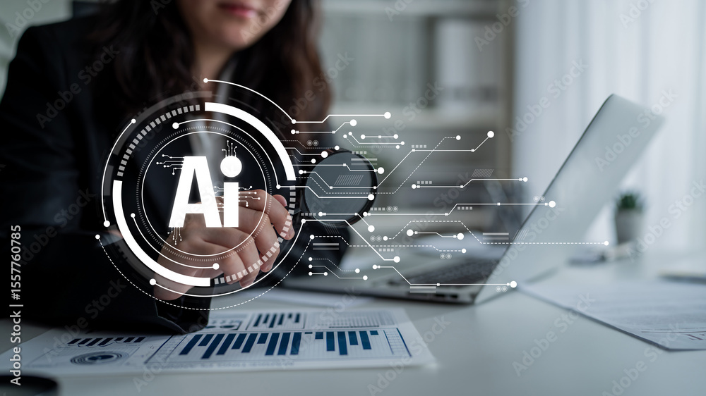 Poster ai assistant with llm, big data, machine learning, and generative ai powers prompt engineering and s