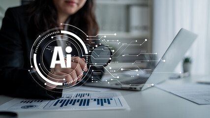 AI assistant with LLM, big data, machine learning, and generative AI powers prompt engineering and...
