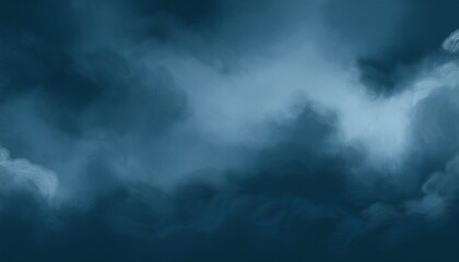 Obraz premium dramatic dark blue stormy cloudscape moody atmospheric background texture image ideal for design projects