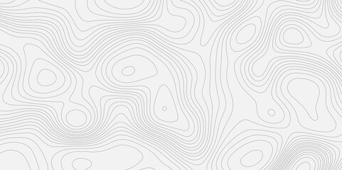 Topographic map of abstract vector background cartography relief map, contour lines map seamless pattern geographic mountain relief stylized height of the topographic lines map geometric pattern.