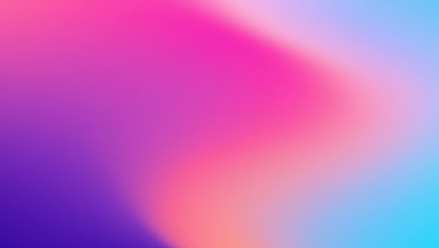 Vibrant gradient blend of pink purple and blue colors abstract soft