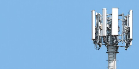 Cellular tower antenna banner