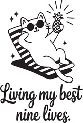 Cartoon vector animal illustration: cute, funny pet art design