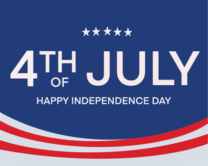 USA 4th July banner