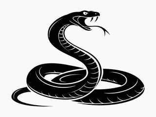 black and white snake