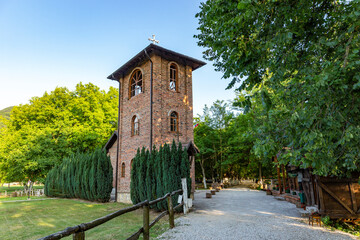 Church in the ethno-park "Suncana Reka" in Serbia