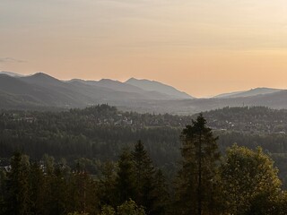 sunrise in the mountains
