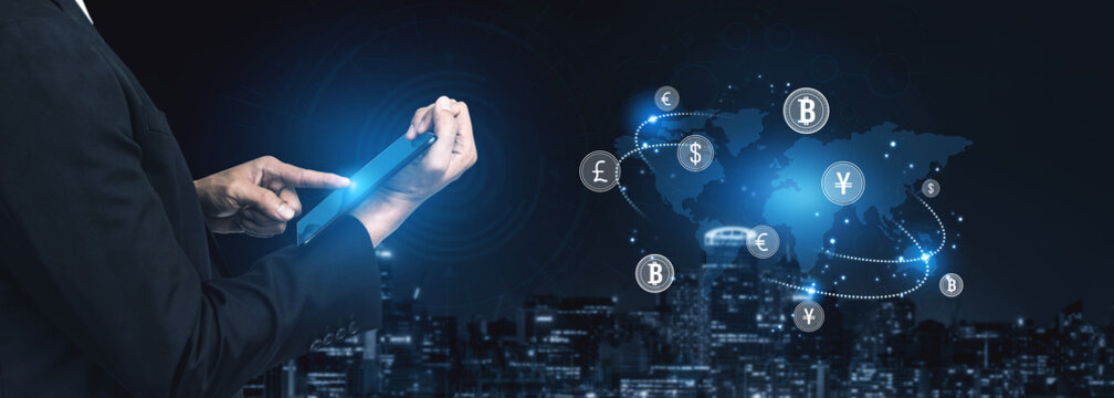 Global currency exchange enables seamless money transfer through currency, exchange, and global systems for decentralized international financial connection Vouch