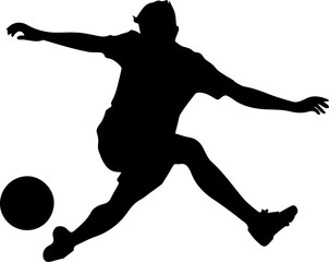 Obraz premium Soccer Player Design Element