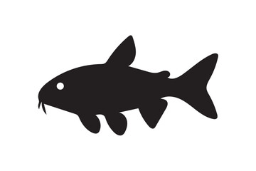 Obraz premium Corydoras fish silhouette