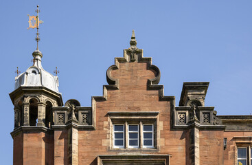 Obraz premium impressive architecture outside the Convention Center, Keele University, keele hall staffordsire