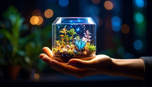 hand holding a tablet computer