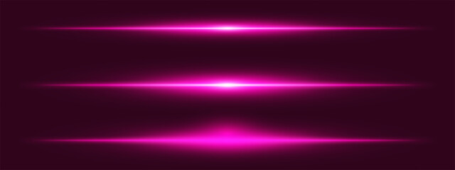 Light burst set. Intense pink beam with sparkles and soft particles over black, fitting for space, energy, or futuristic interface design.