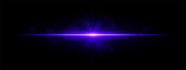 Light burst. Star-shaped flash with radial rays and soft bokeh on black background, ideal for magic, fantasy or romantic glow effects.