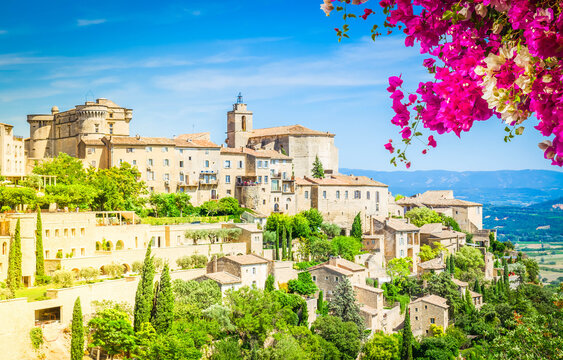 Fototapeta panorama of Gordes