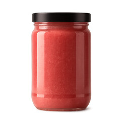 Isolated realistic food jar mockup