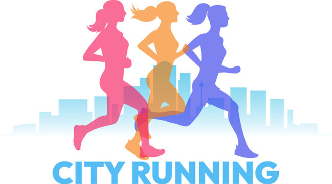 City running logo