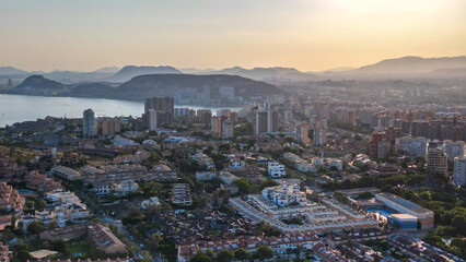 Cabo de las Huertas en Alicante, urbanizaciones y zona urbana
